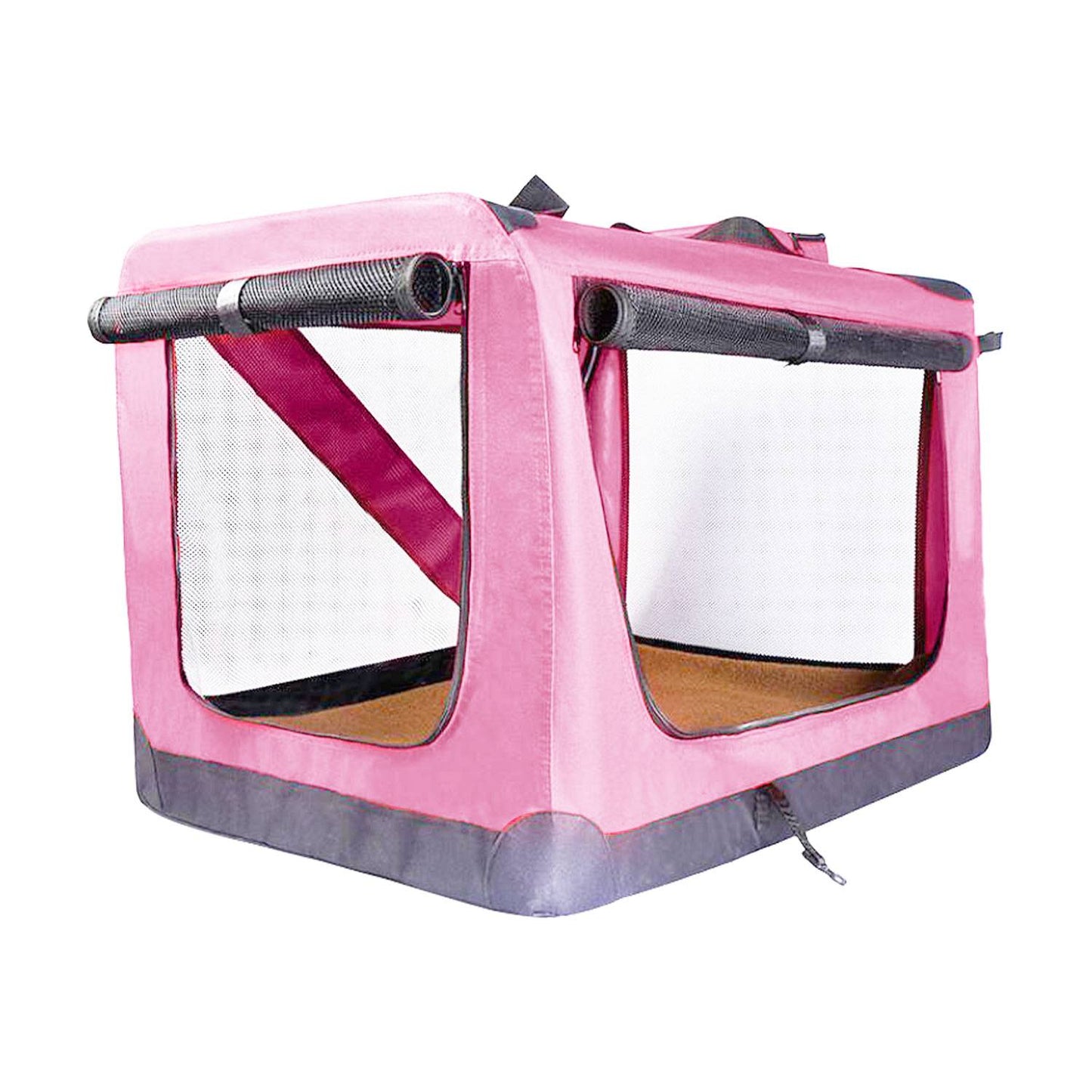 FLOOFI Portable Pet Carrier-Model 1-M Size (Pink) FI-PC-145-KPT