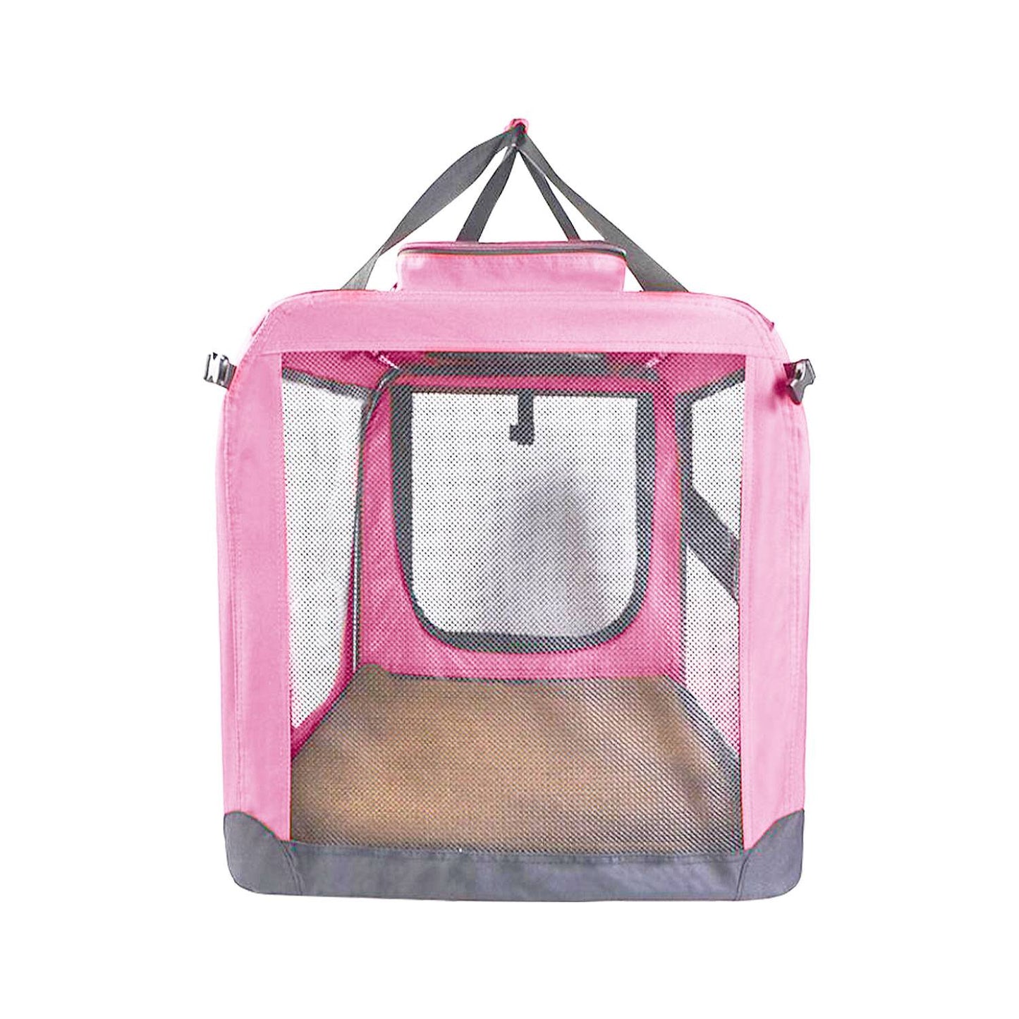 FLOOFI Portable Pet Carrier-Model 1-M Size (Pink) FI-PC-145-KPT