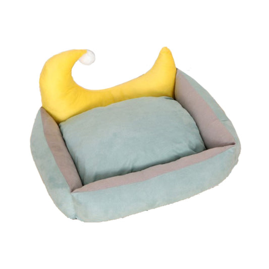 Floofi Pet Bed Moon Design (L Green) PT-PB-248-YMJ