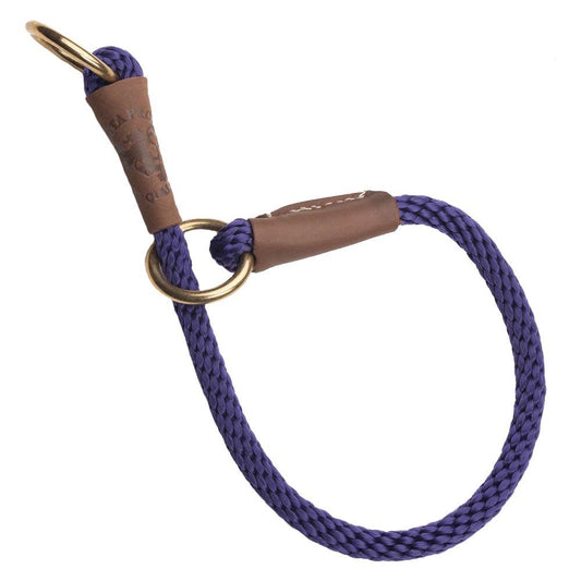 Mendota Products Dog Command Rope Slip Collar 20in (51cm) - Made in the USA - Purple