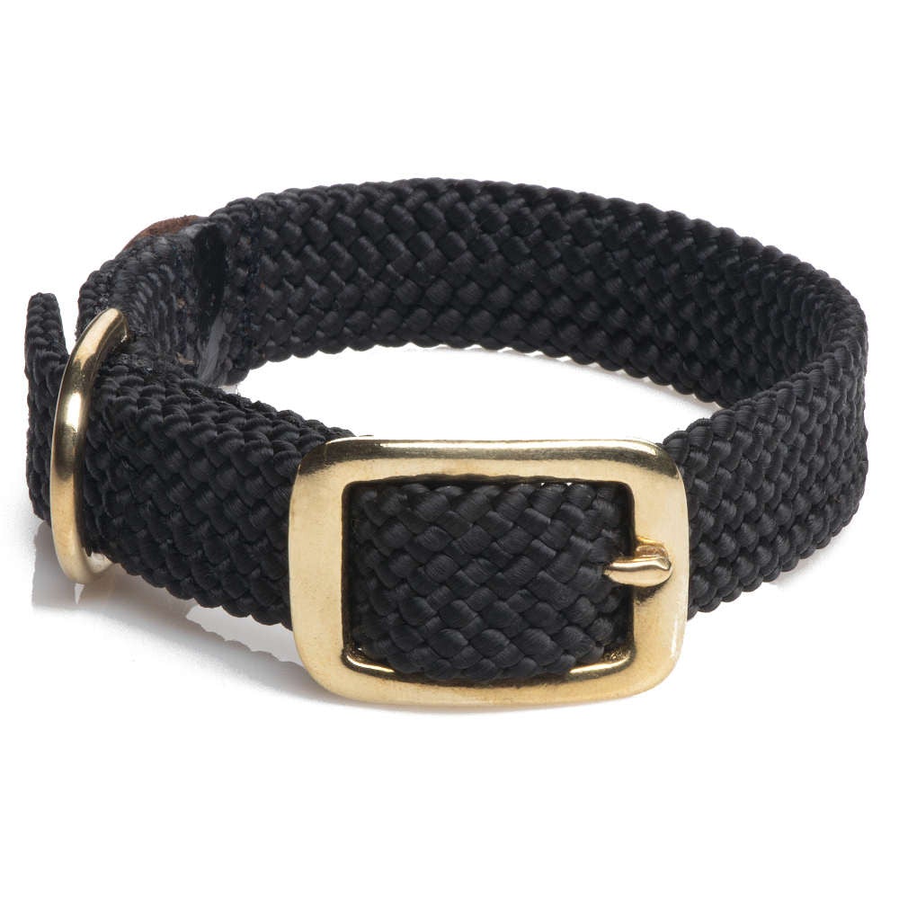 Mendota Doublebraided Collar 18" BLACK