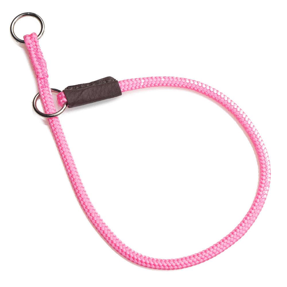 Mendota Products Fine Show Slip Collar 20in (51cm) - Made in the USA - Hot Pink