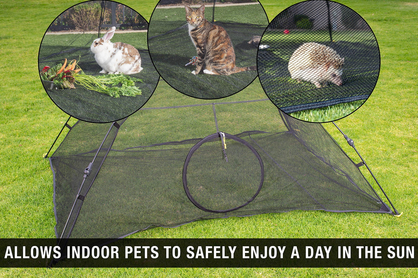 Outdoor Cat Enclosures  Indoor Cats Portable Tent, Cat Tunnel, Playhouse Play Tents Small Animals